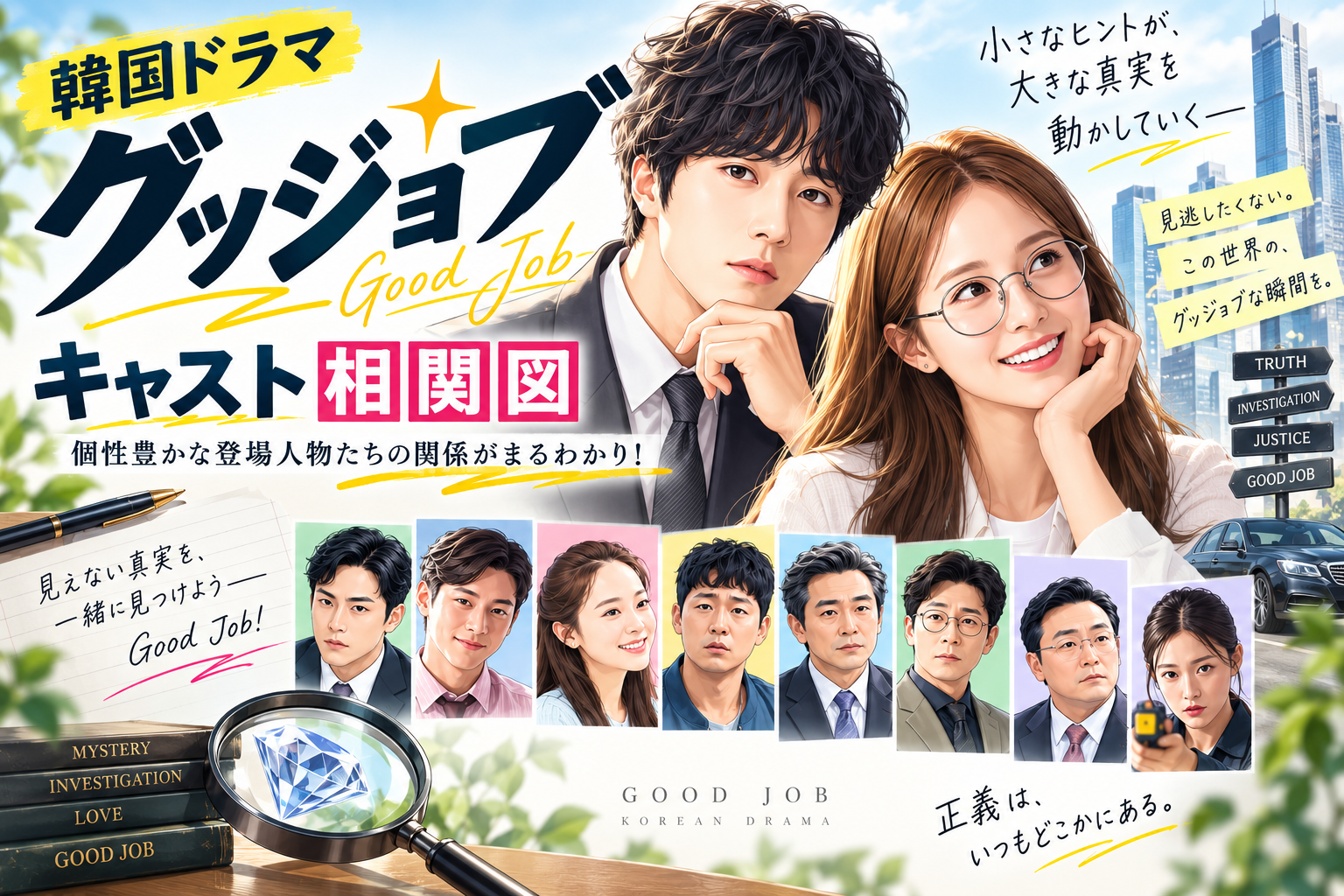 グッジョブ キャスト 相関図｜韓国ドラマ