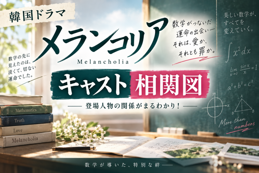 メランコリア キャスト 相関図